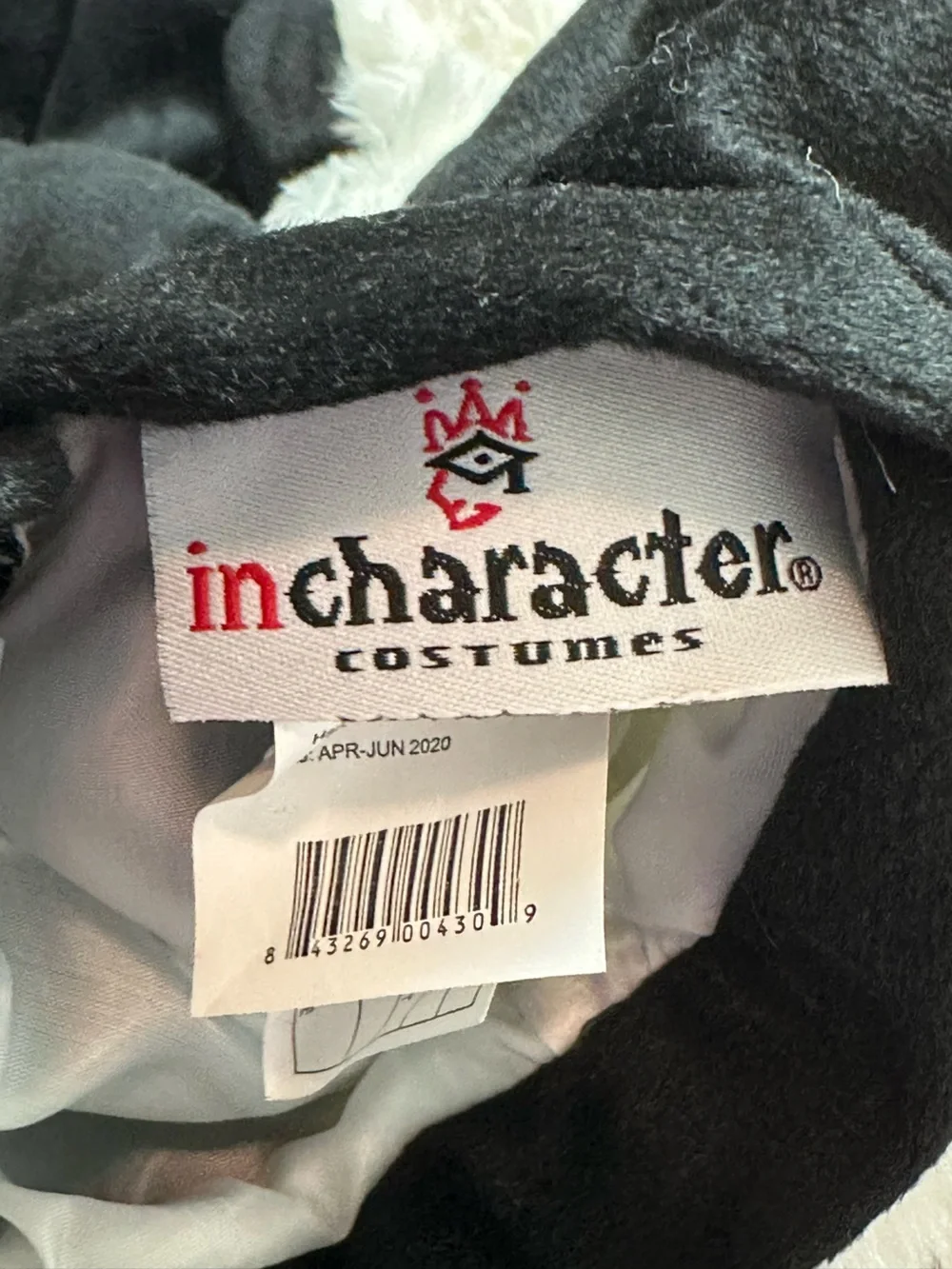 InCharacter Black & White “Lil’ Stinker” Skunk Infant Costume